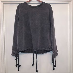 Zara Sweatshirt with Rope Detailing